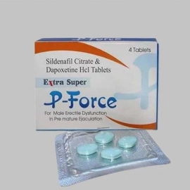 Extra Super P Force 200+60mg | Buy Erectile Dysfunction Medicines From India